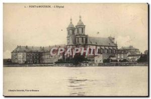 Pont a Mousson - L & # 39Hopital - Old Postcard -