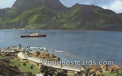 Hotel Inter Continental Pago Pago French Polynesia Unused 