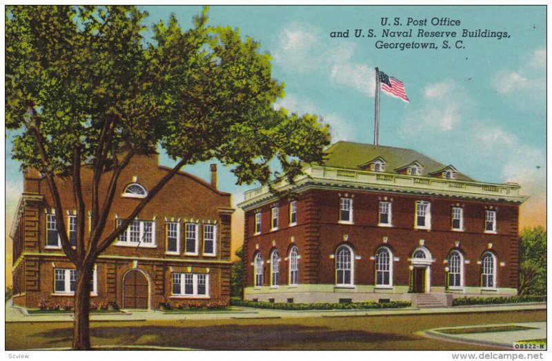 U.S. Post Office, U.S. Naval Reserve Buildings, GEORGETOWN, South Carolina, 4...