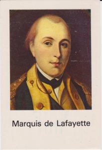 US Postcard 1976 Marquis De Lafayette - Independence Nat. Hist. Park Coll. #049