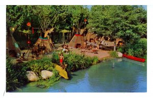 CA - Anaheim, Disneyland. Frontierland, Peaceful Indian Village