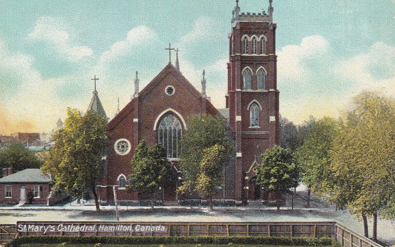 HAMILTON, Ontario, Canada, 1900-1910s; St. Mary's Cathedral