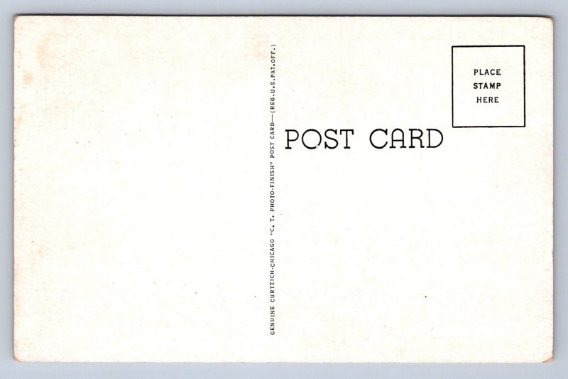 K4/ Byesville Ohio Postcard c1940s Main Ave Methodist Church Cambridge 136