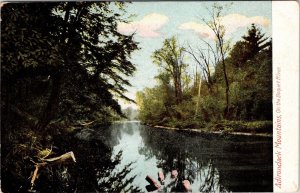 Adirondack Mountains Boquet River Antique Postcard UDB UNP Unused Germany  