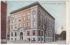 Street view showing Y.M.C.A. building, Indiana, 00-10s
