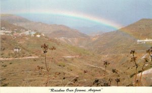 Arizona Jerome beautiful rainbow Burmeister ICS-108684 Postcard 22-6695