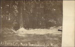 Breckenridge MN Twin City Park c1905 Real Photo Postcard rpx