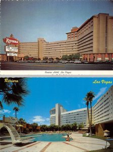 2~4X6 Postcards Las Vegas, NV Nevada RIVIERA HOTEL~CASINO & POOL Demolished 2015