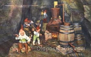 Moonshine Still in Rock City Gardens, lookout Mountain, Gnomes, Elves, Fairy,...