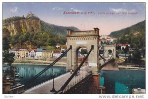 Bodenbach a.d. Elbe , Kettenbrucke und Schaferwand, Germany , 00-10s