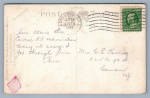 PLEASURE BAY NJ DRAW BRIDGE ANTIQUE POSTCARD 