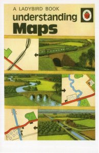 Understanding Maps Geography Ladybird First Edition Book Postcard