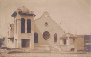 RPPC: 1908, 1st Church of Christ Scientist, Spokane, WA, Used (28133)