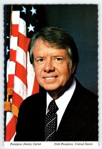 Jimmy Carter US 39th President Postcard Chrome Continental 1977 Mike Roberts