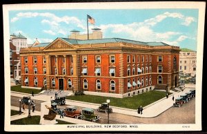 Vintage Postcard 1924 Municipal Building, New Bedford, Massachusetts (MA)