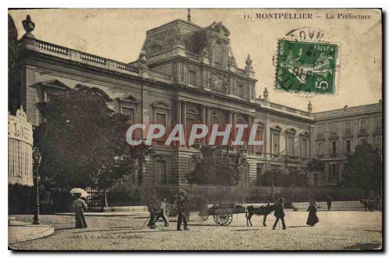 Old Postcard The MONTPELJLIER Prefecture