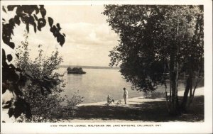 Callander Ontario Waltonian Inn Lounge Lake Nipissing Vintage RPPC Postcard