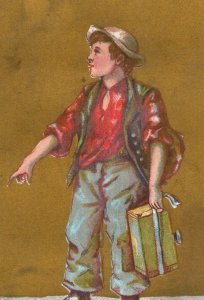 1881 Victorian Trade Cards Children Vendors Occupational Set Of 6 F21