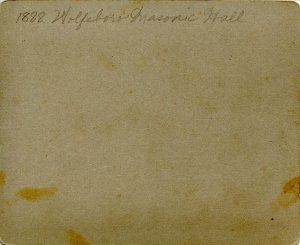 NH - Wolfeboro, 1888. Masonic Hall, Richardson & Hill, etc.. See description