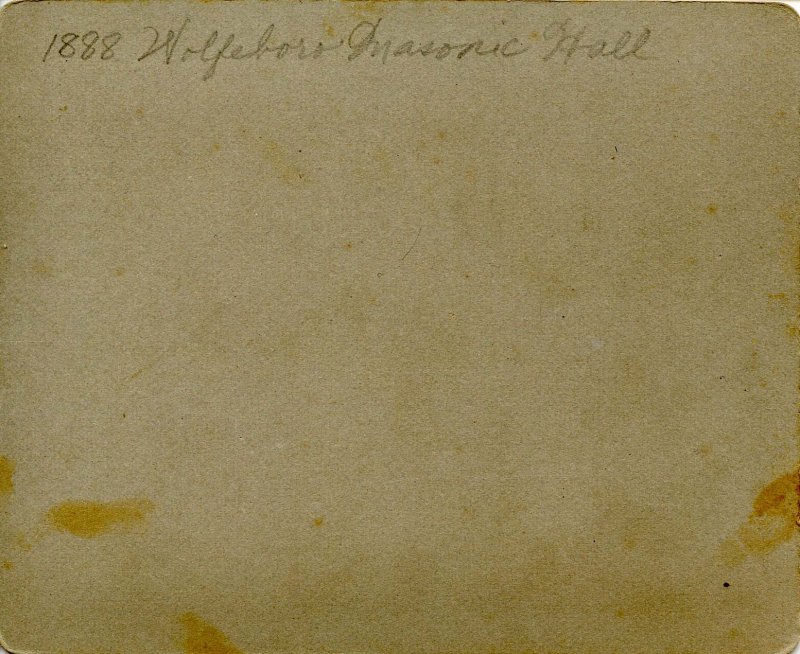 NH - Wolfeboro, 1888. Masonic Hall, Richardson & Hill, etc.. See description