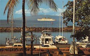 SS Lurline At Lahaina Maui Matson Lines Ship 