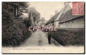 Mesnil Val - The Way Treport - Old Postcard