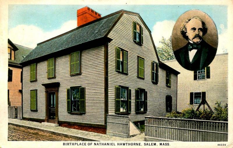 MA - Salem. Birthplace of Nathaniel Hawthorne