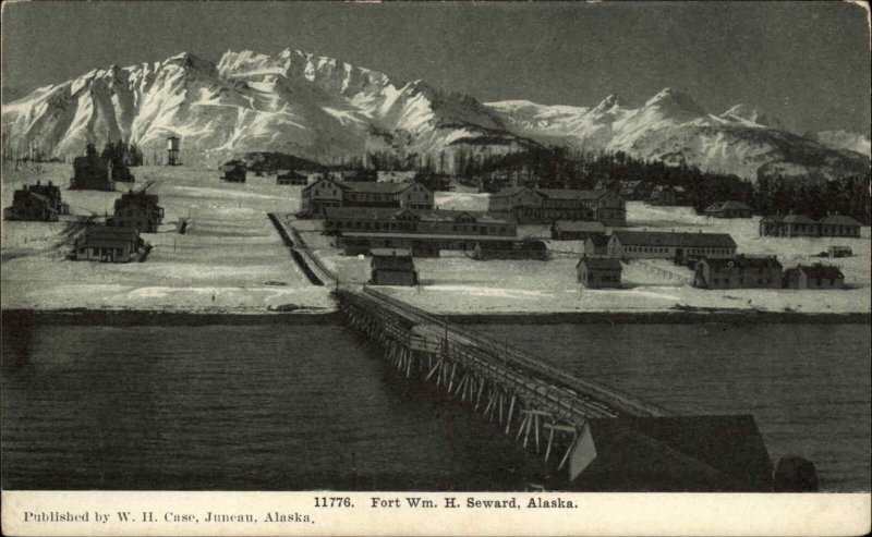 Haines Alaska AK Fort William H. Seward c1910 Vintage Postcard