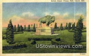 Buffalo Statue, Pioneer Park in Lincoln, Nebraska