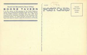 Berea, Kentucky KY Boone Tavern Vintage Curteich B&W Photo Postcard
