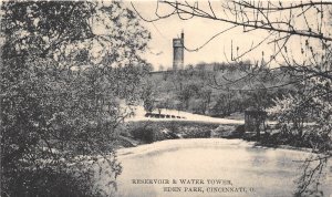 Cincinnati Ohio c1906 Postcard Reservoir and Water Tower