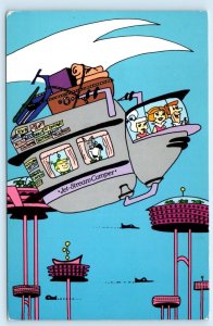 CAMPING with THE JETSONS Cartoon - Jet Stream 1987 Hanna-Barbera 4x6 Postcard
