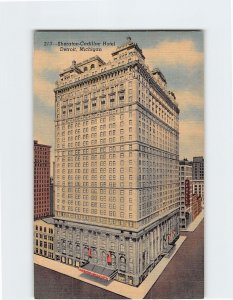 Postcard Sheraton-Cadillac Hotel, Detroit, Michigan