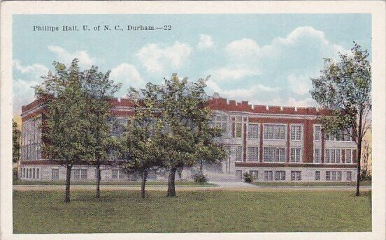 Phillips Hall U Of N C Durham North Carolina