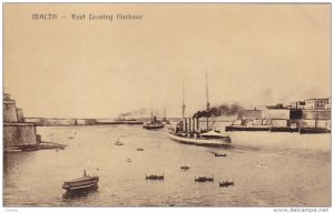 Fleet Leaving Harbour, Malta, 1900-10s