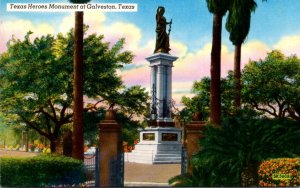 Texas Galveston Texas Heroes Monument