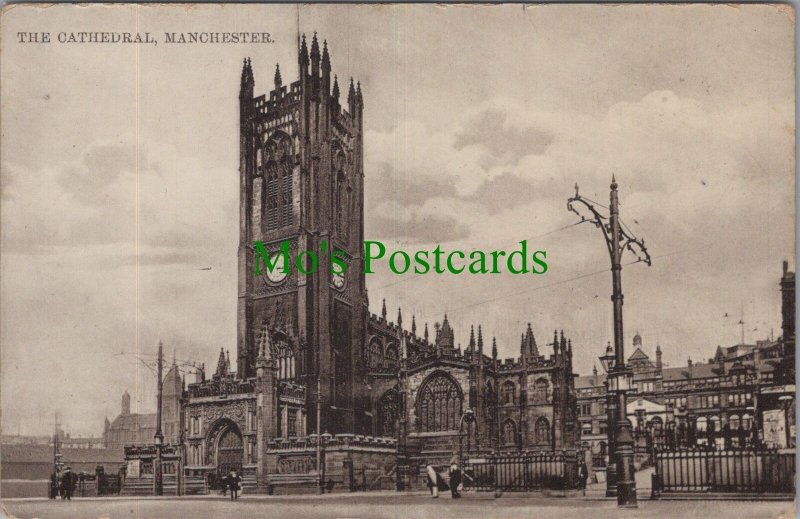 Lancashire Postcard - Manchester, The Cathedral  RS37340