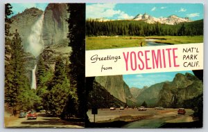State Banners~Yosemite Nat'l Park California~Falls & Wawona Tunnel~PM 1972 PC