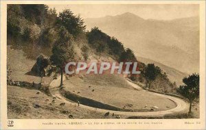 'Old Postcard Vallee Aure Arreau The iron horse of the Route du Col d''Aspin'