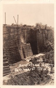 F54/ Amherst Ohio RPPC Postcard 1949 Sandstone Quarry