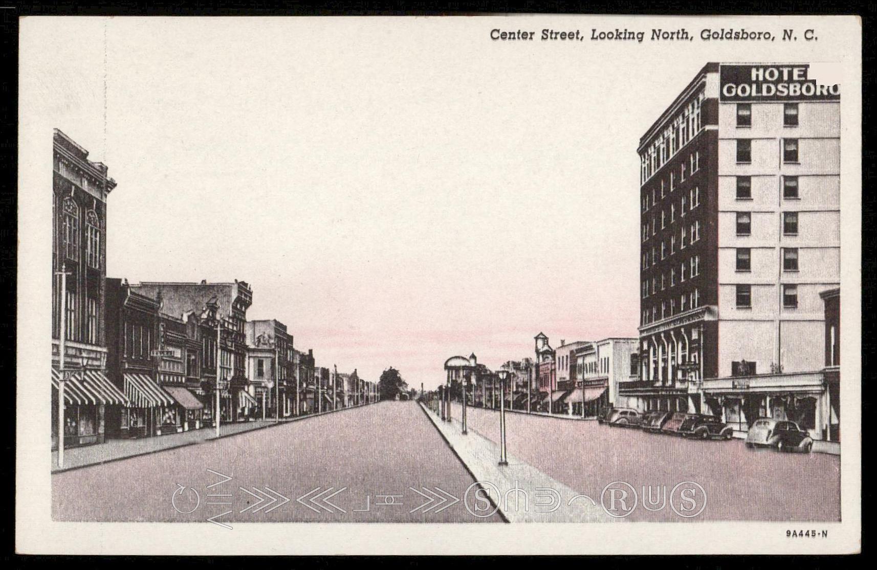 Center Street, Looking North, Goldsboro United States North