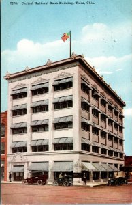 Vtg Tulsa Oklahoma OK Central National Bank Building 1910s Old View Postcard