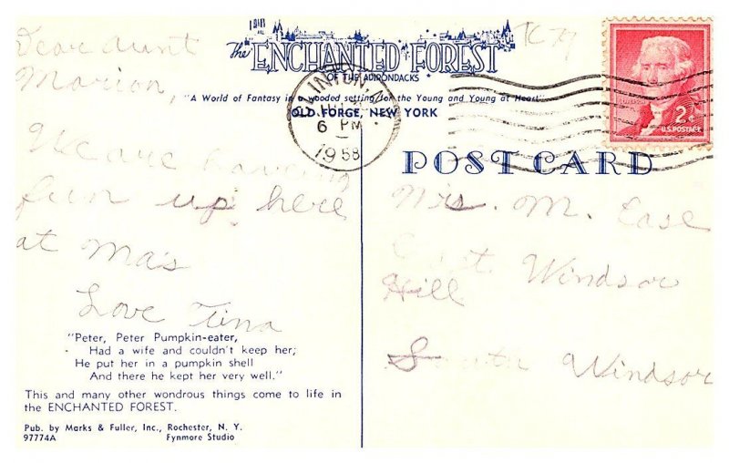 New York Old Forge, Enchanted Forest, Peter Pumpkin Eater