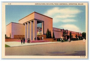 c1940 Agricultural Building Texas Exterior Centennial Exposition Dallas Postcard