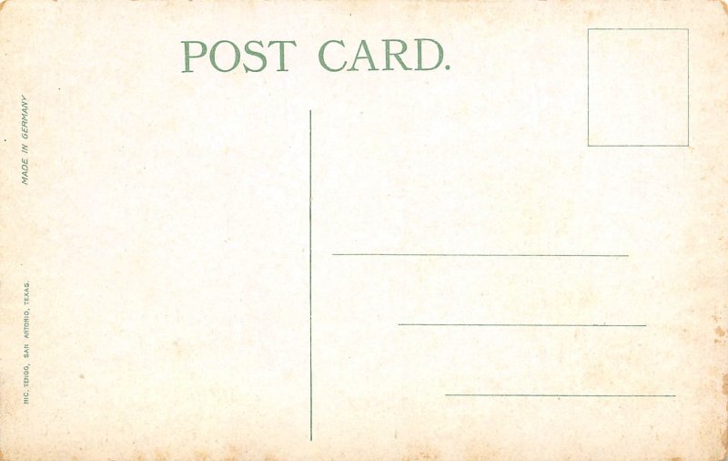 Post Office San Antonio Texas 1910c postcard