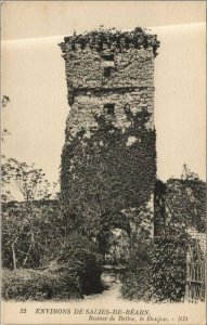 CPA SALIES-de-BEARN Env - Ruines de Belloc - Le Donjon (1164049)