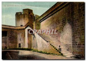 Old Postcard Acute Dead Inside Des Remparts