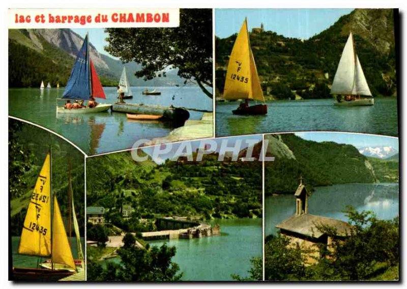Modern Postcard Images of Oisans Lake and Dam of Chambon