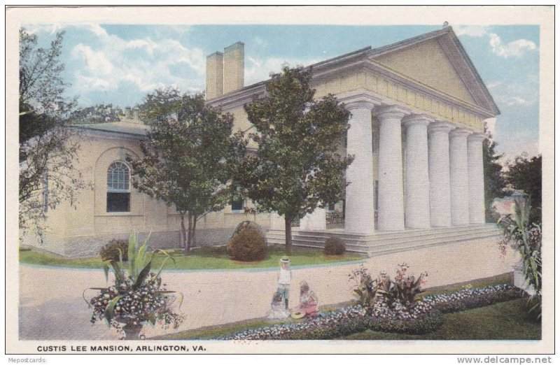 Children, Custis Lee Mansion, Arlington, Virginia, 1910-1920s