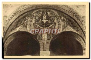 Old Postcard Basilica of Lisieux The Crypt Mosaic Narthex
